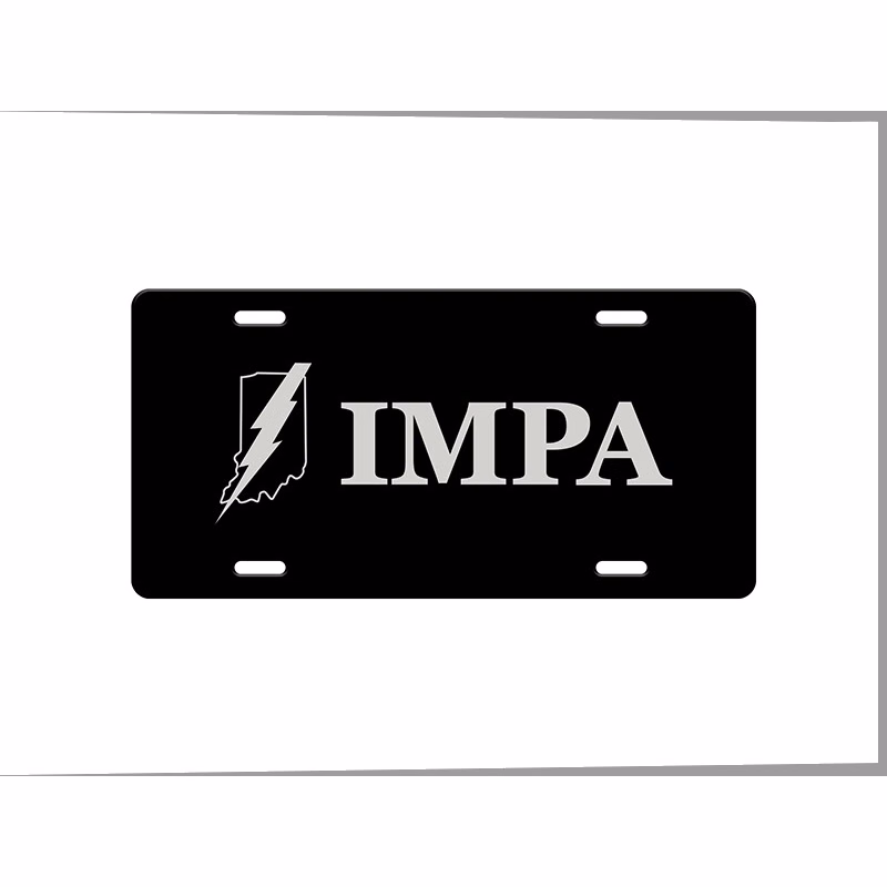 Gloss Black Steel Ad Plate