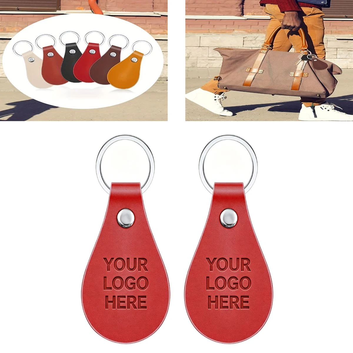 Premium PU Car Key Fob Pendant 1