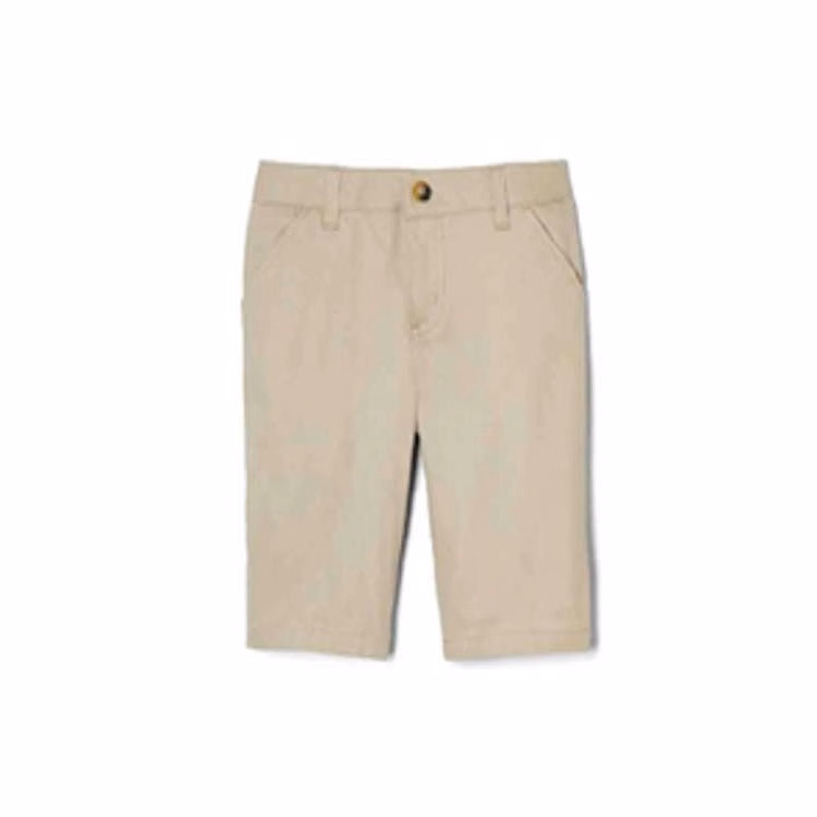 Girls Skinny Stretch Shorts - Size 5 Khaki