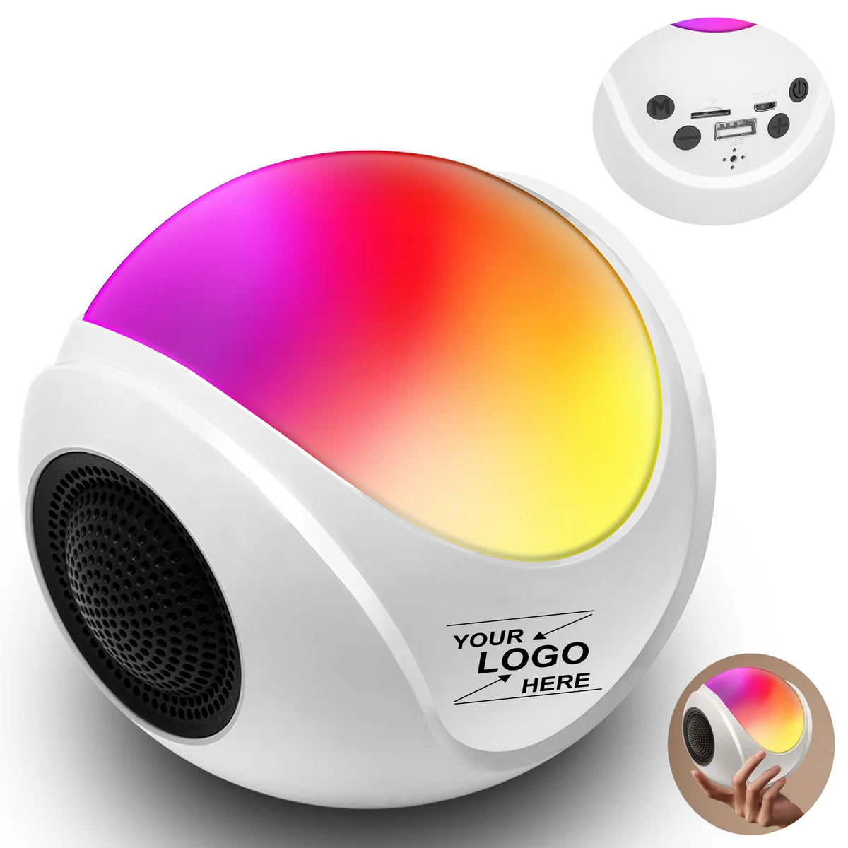 Portable Wireless Speaker with LED Light 1