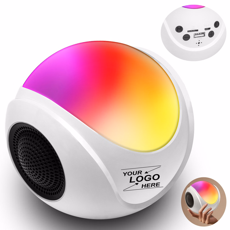 Portable Wireless Speaker with LED Light