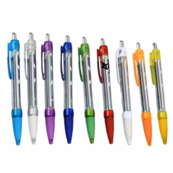 Broadcast Banner Ballpoint Pen with Translucent Barrel