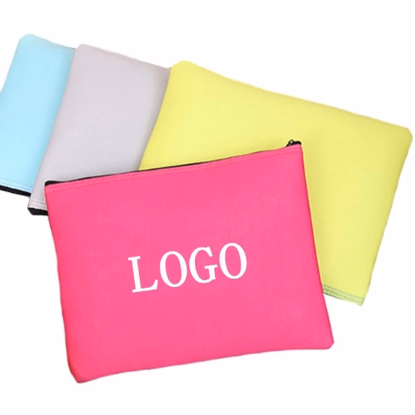 Neoprene Zipper Cosmetic Pouch