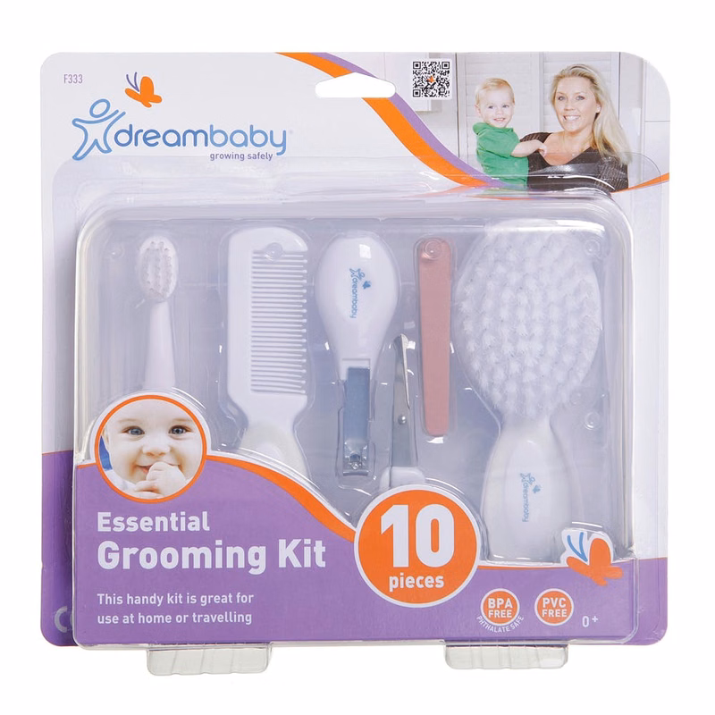 Baby Essential Grooming Kits - White 10 Pieces