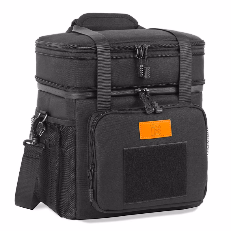 15L Oxford Portable Lunch Cooler Bag for Office Picnic