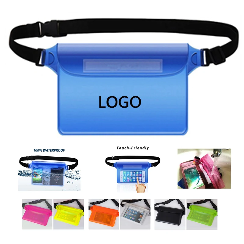 Waterproof PVC Fanny Pack Set Phone Pouch 1