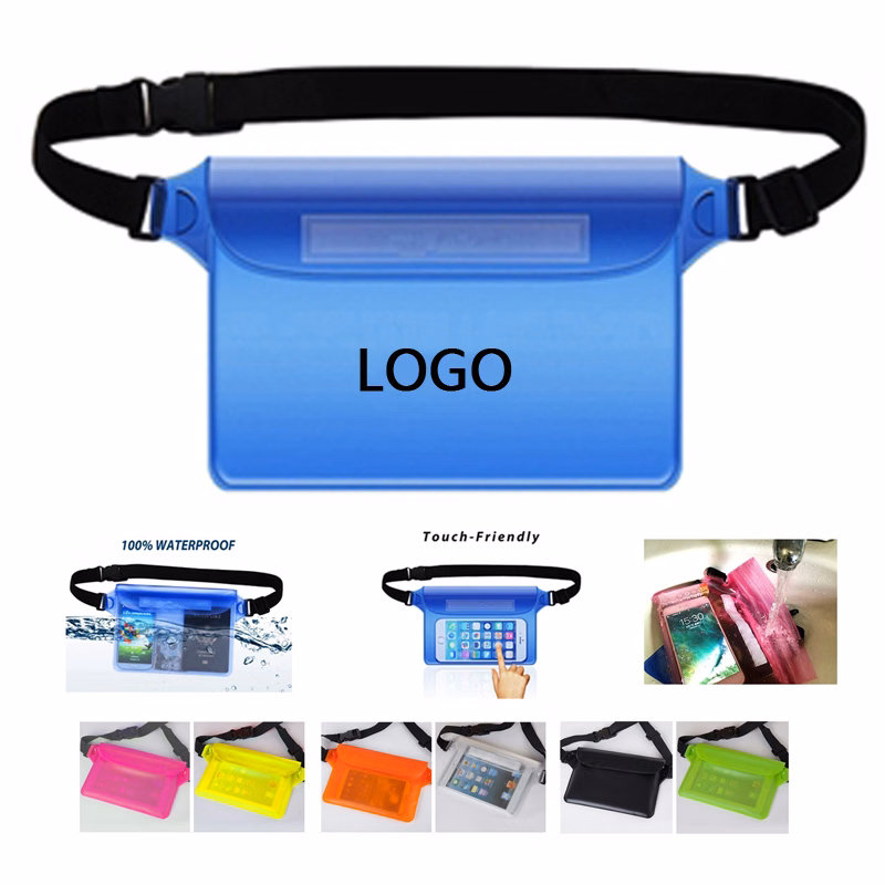 Waterproof PVC Fanny Pack Set Phone Pouch