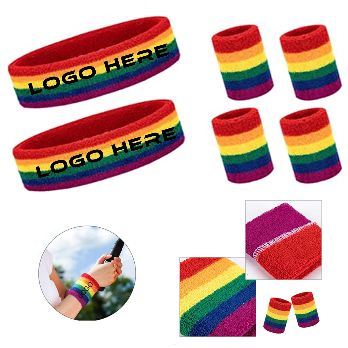 Sports Headband Wristband SetSports Headband Wristband Set 1
