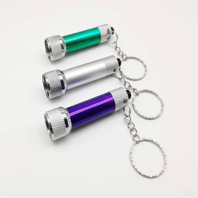 5 LED Metal Flashlight with Keychain 1