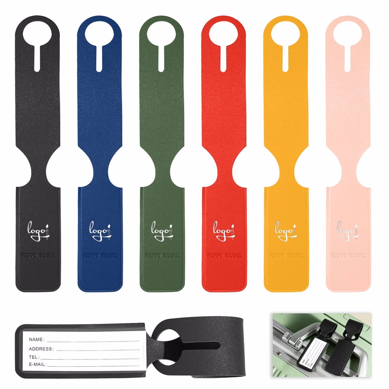 Waterproof PU Leather Bag Tag