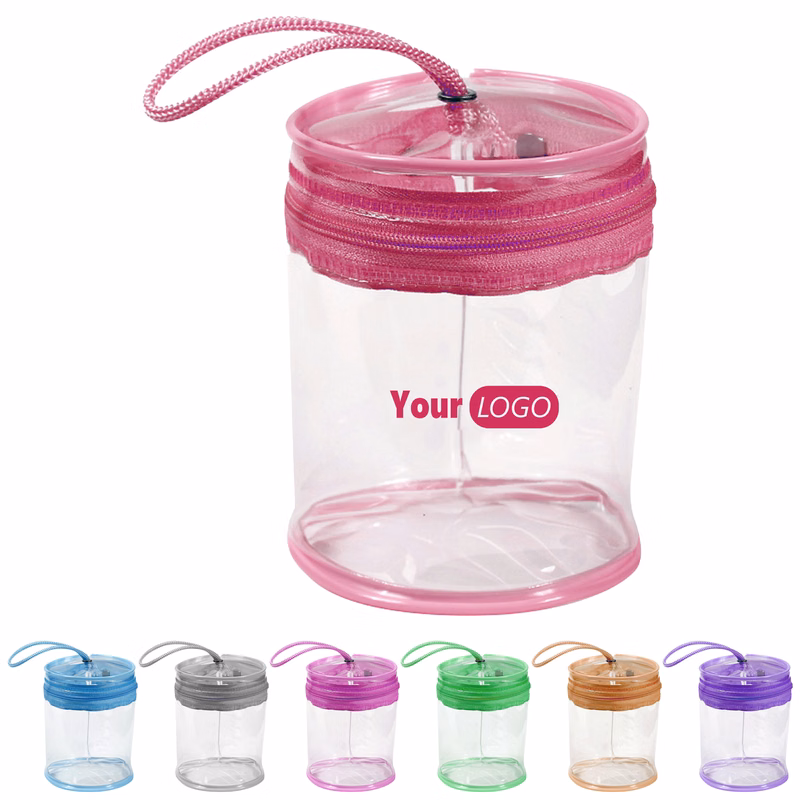 Pvc Versatile Transparent Drawstring Bag For Travel And Events