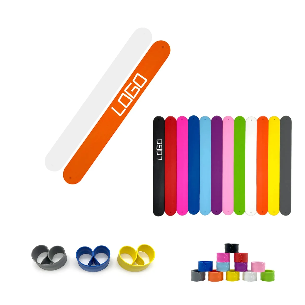 Party Decorations Silicone Slap Bracelet 1