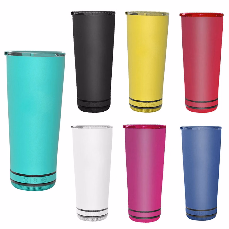 17 Oz. Double Wall Sublimation Wireless Speaker Tumbler