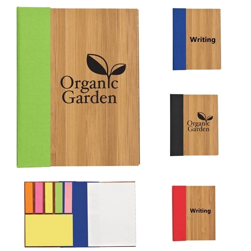 Desk Buddy Imitation Bamboo Cover Notebook 1