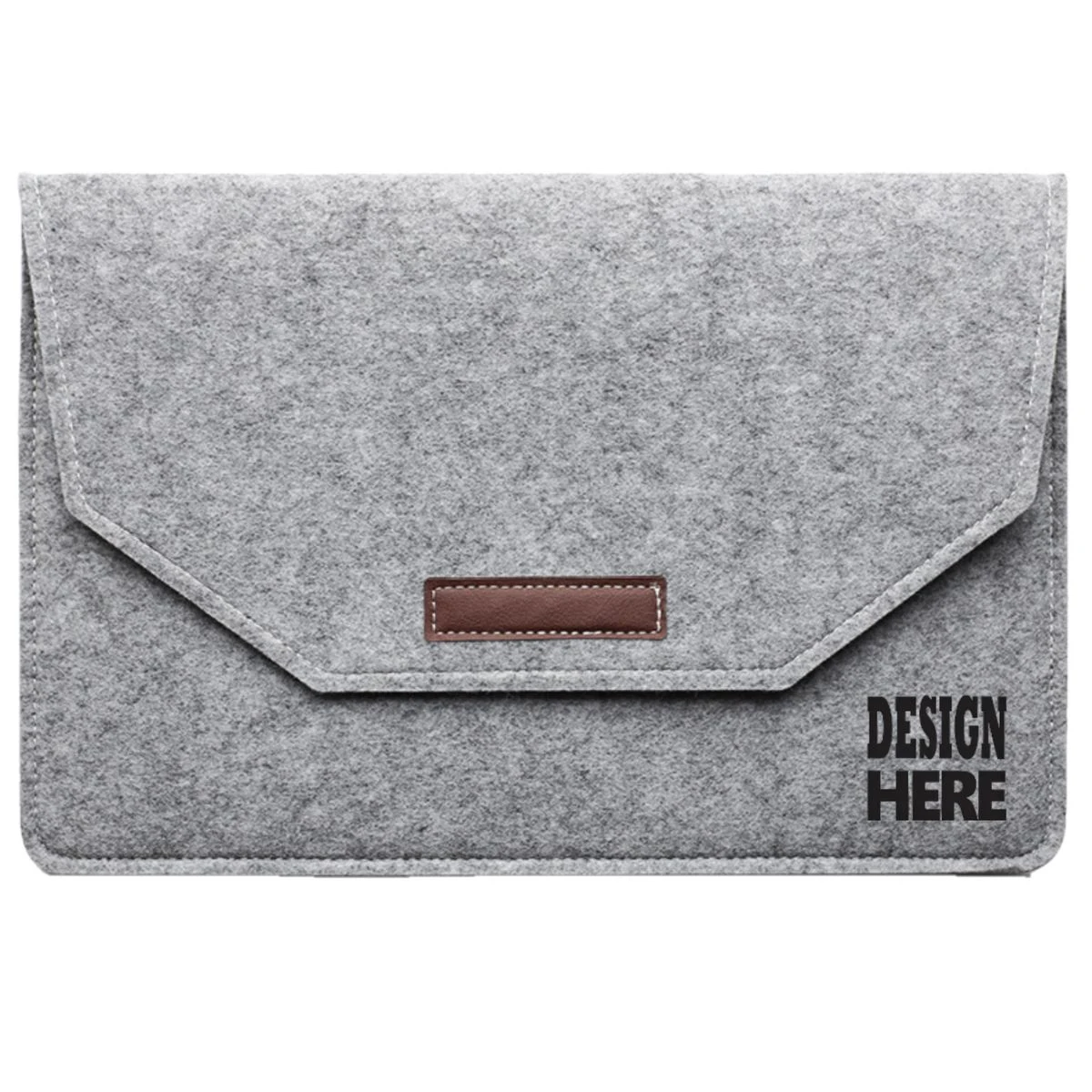 Slim Felt Computer Case For Custom Logo 1