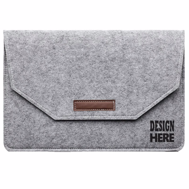 Slim Felt Computer Case For Custom Logo