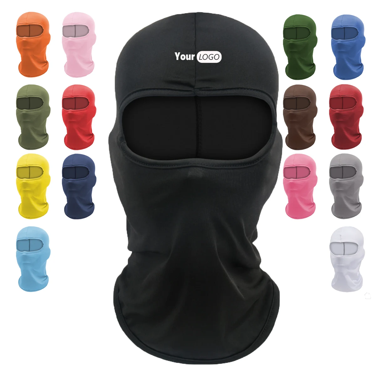 UV Protection Ice Silk Balaclava Face Mask - Multi-functional MOQ50 1