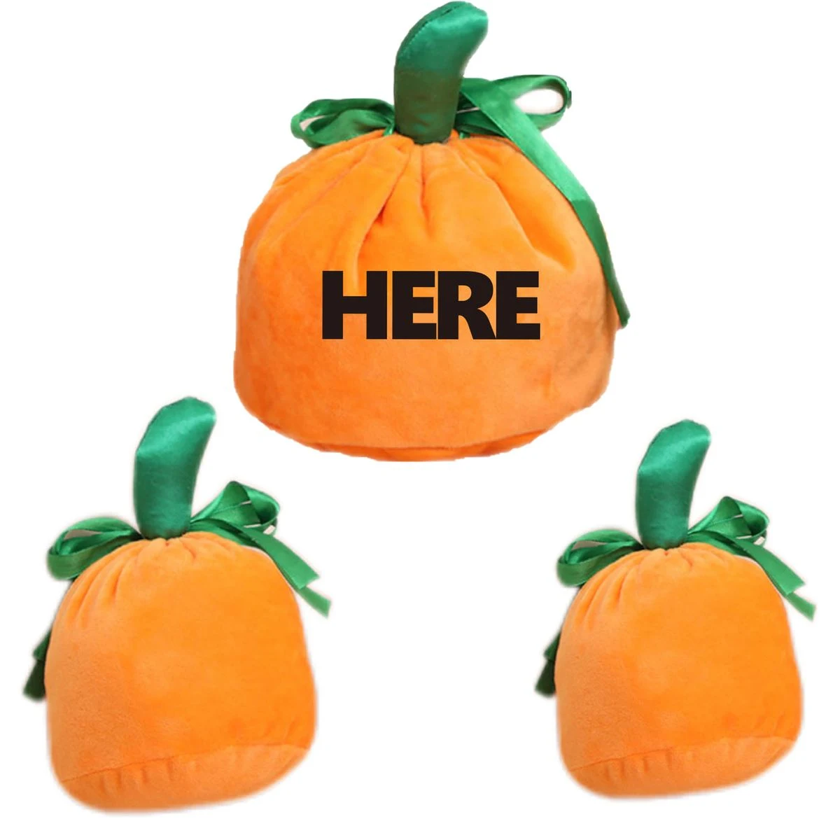 MOQ 20 Halloween Pumpkin Shaped Candy Bag 1