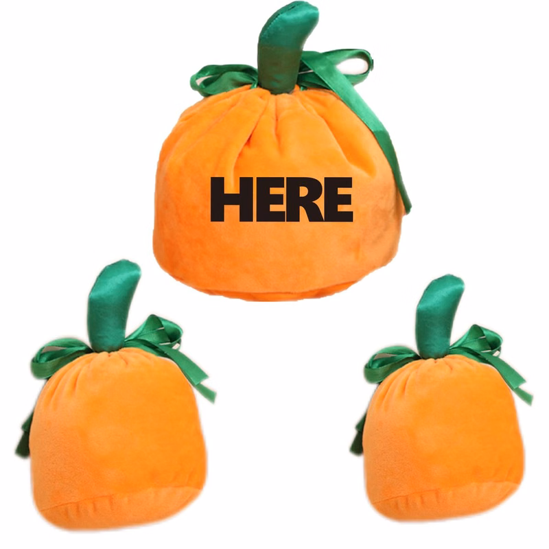 MOQ 20 Halloween Pumpkin Shaped Candy Bag