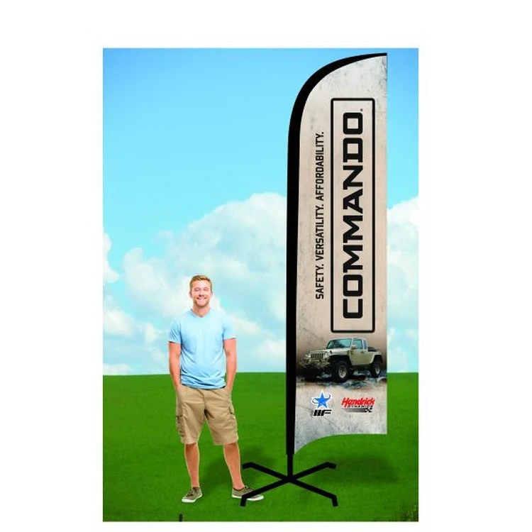 11ft PromoFlag with X Stand-Double 1