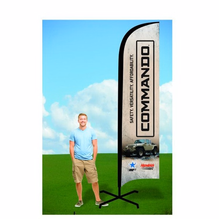 11ft PromoFlag with X Stand-Double