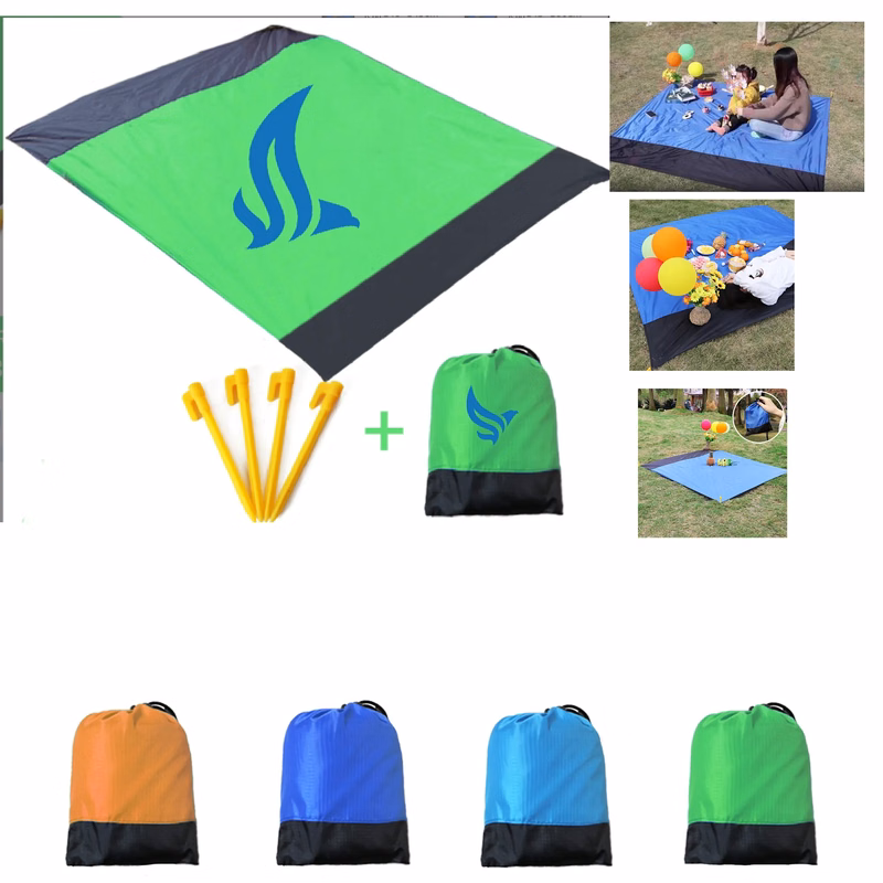 Portable Picnic Beach Mat with Storage Bag