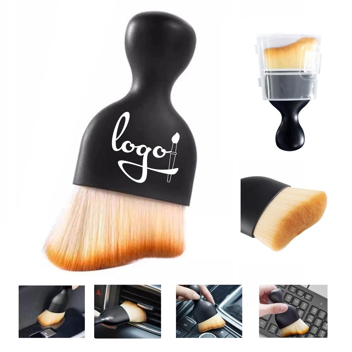 Car Interior Dust Cleaning Soft Brush 1