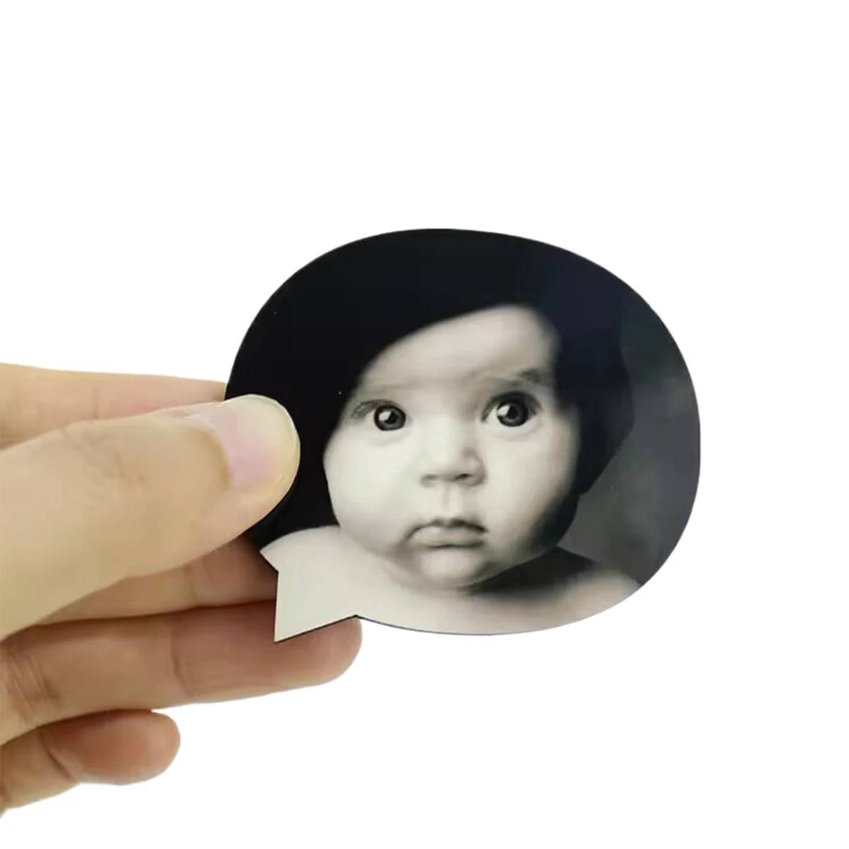 Speech Bubble Shaped Sublimation MDF Fridge Magnet 1
