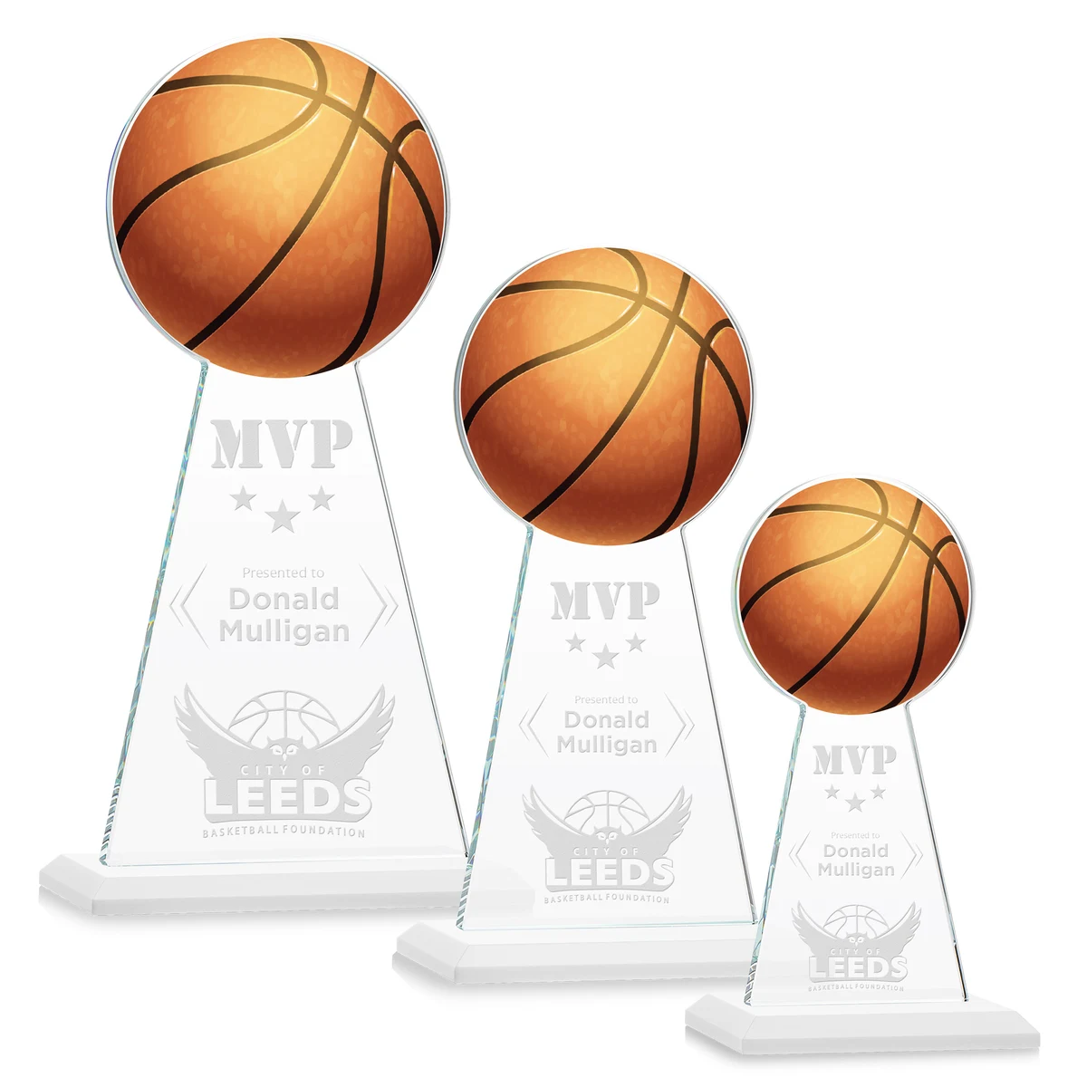 Edenwood Basketball Award - White 1