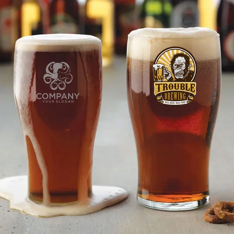 20 Oz. Custom Libbey® Pub Beer Glasses 1