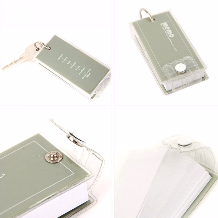 Memo with Keychain and Buckle