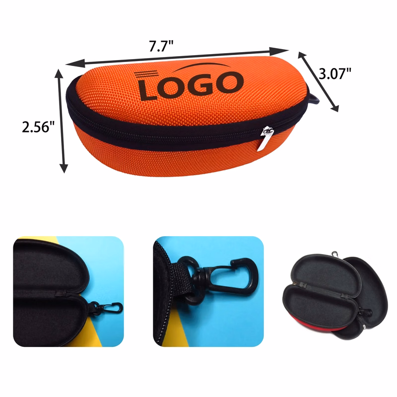 MOQ 50 PCS Zipper Eyeglasses Case