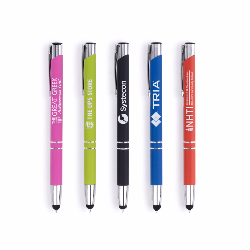 Monica Stylus Click Metal Pen (CLOSEOUT)