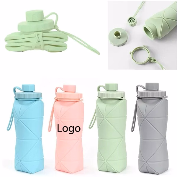 Portable Silicone Travel Water Bottle