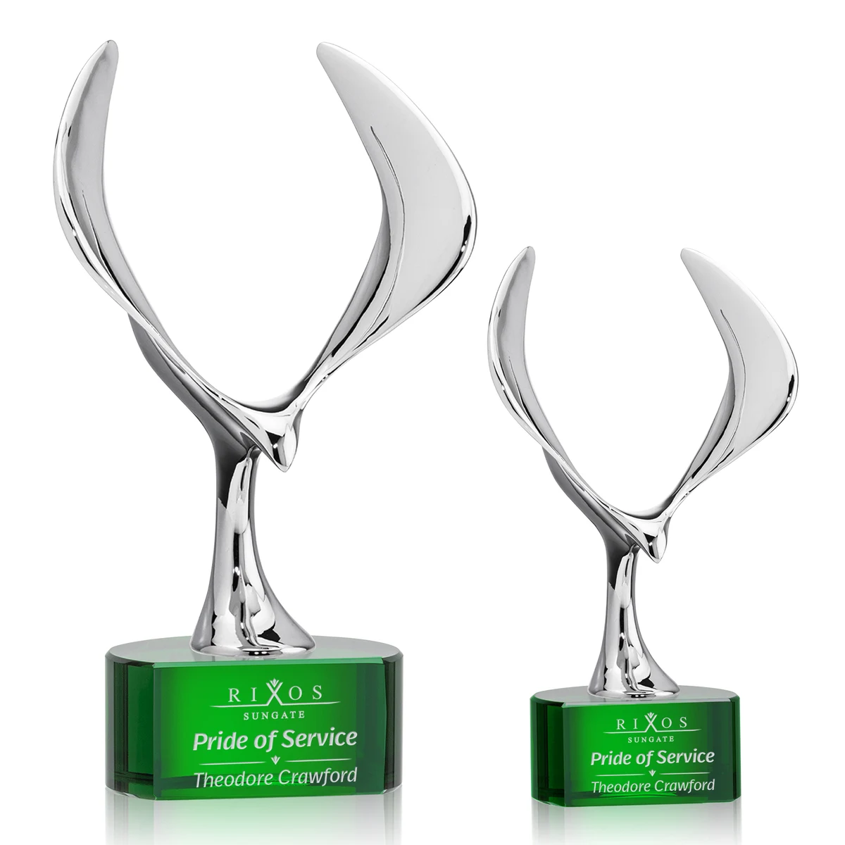 Maverick Eagle Award on Paragon Base - Green 1