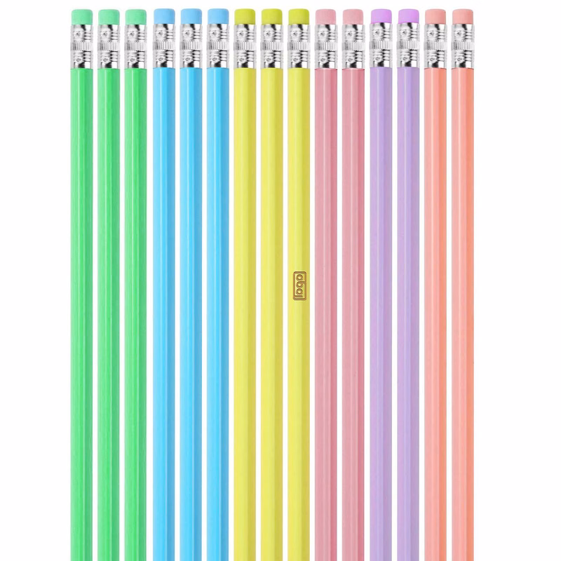 Wooden Pencils - Smooth Writing & Easy Sharpening