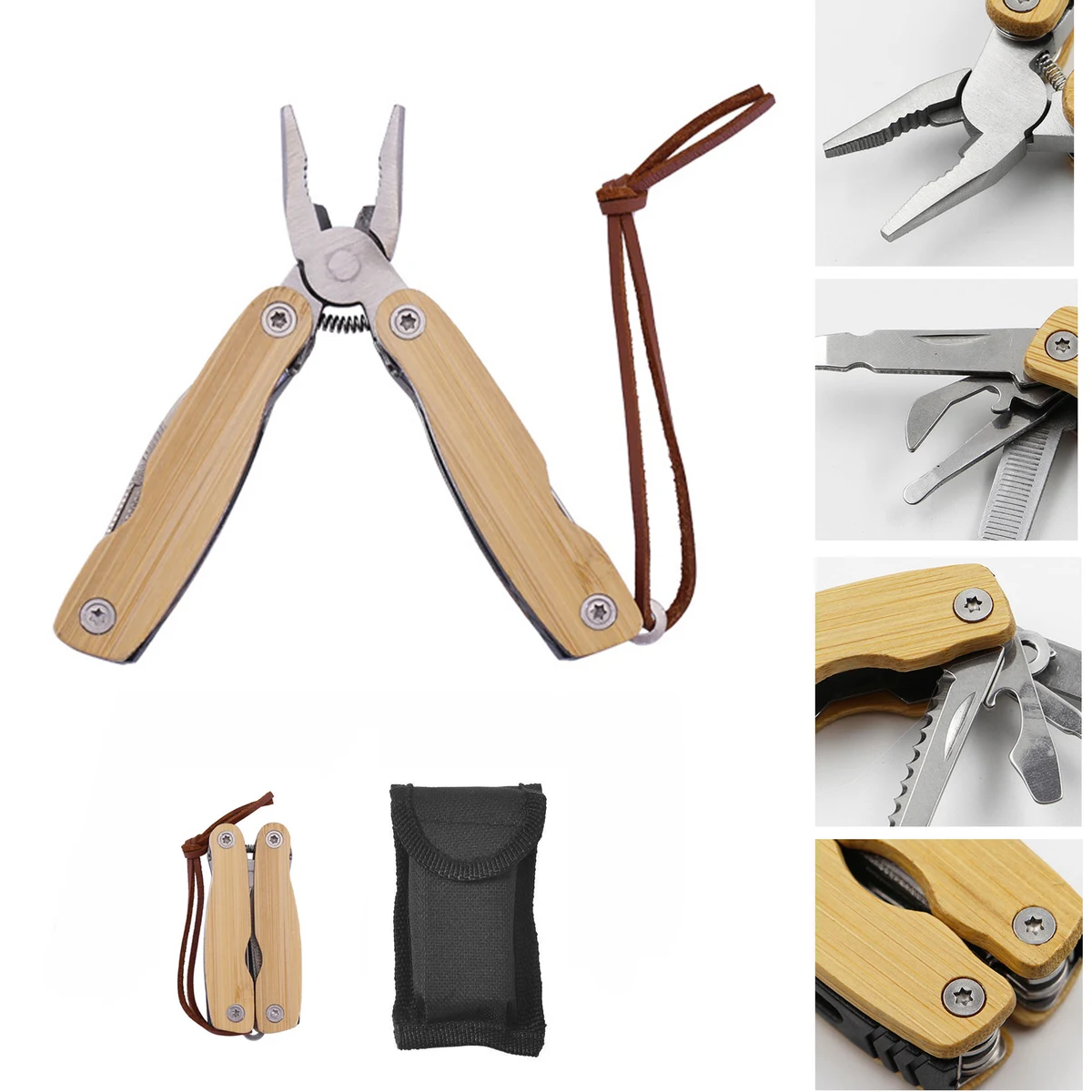 Foldable Multi Tool Plier with Nylon Sheath 1