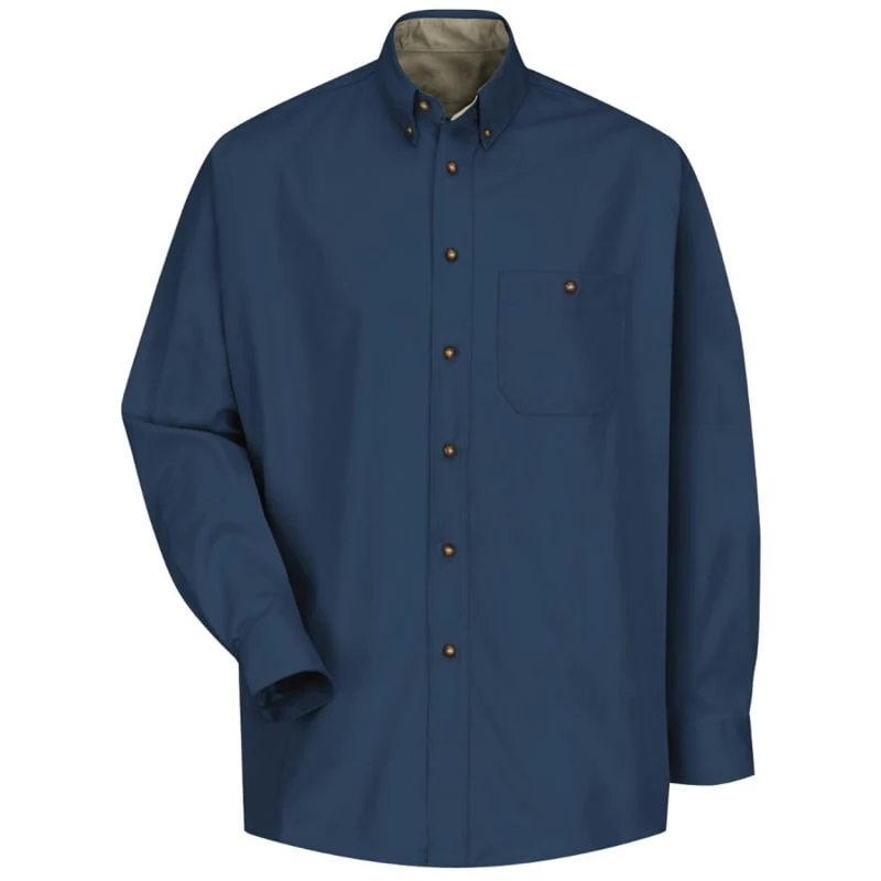 Red Kap Men's Cotton Contrast Dress Shirt - SC74 1