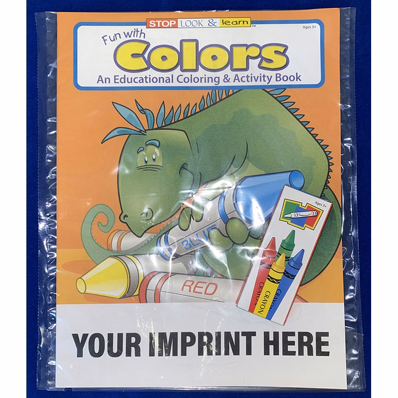 COLORING SET - Fun With Colors Coloring Book Fun Pack