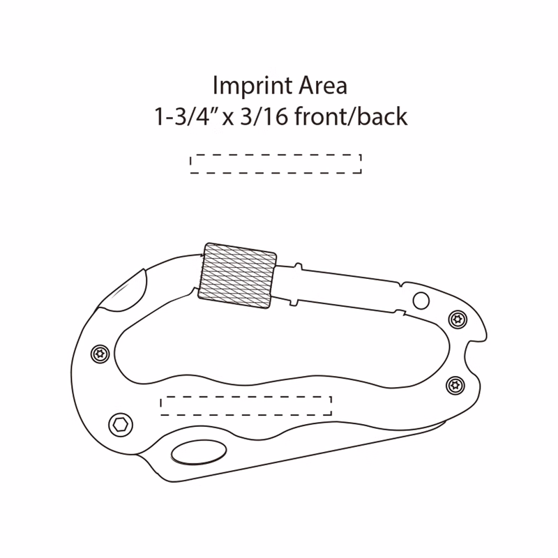 Portable Carabiner Pocket Knife - Multi-Tool Convenience