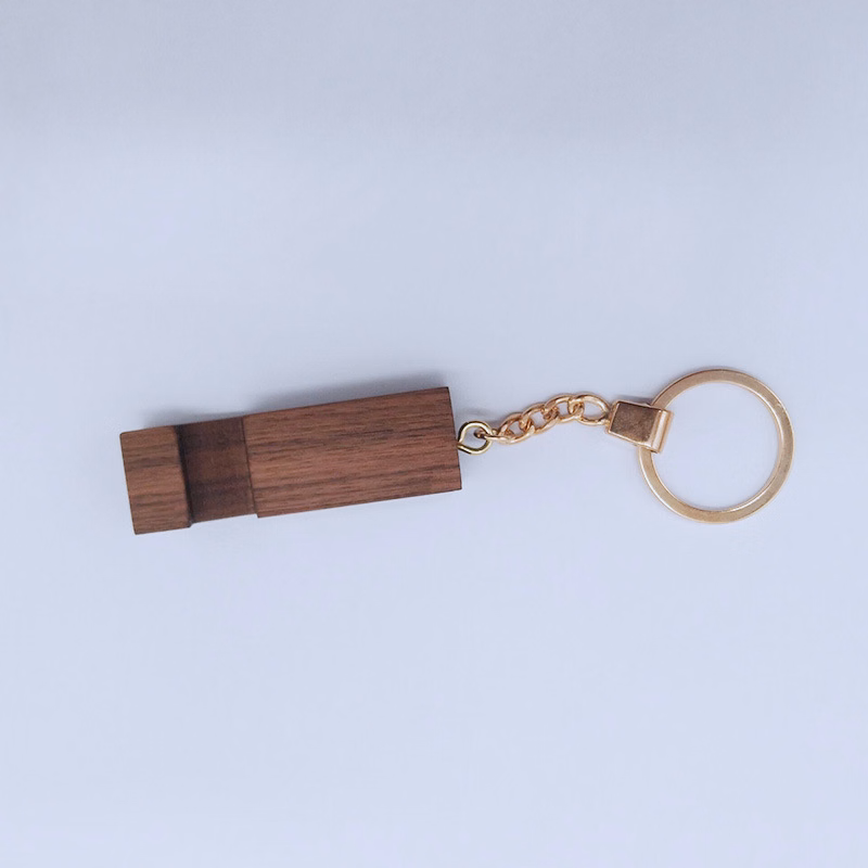 Wooden Phone Holder Keychain
