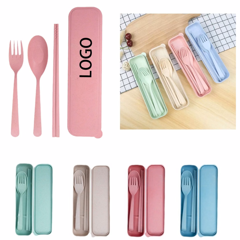 Portable Tableware Three Piece Set