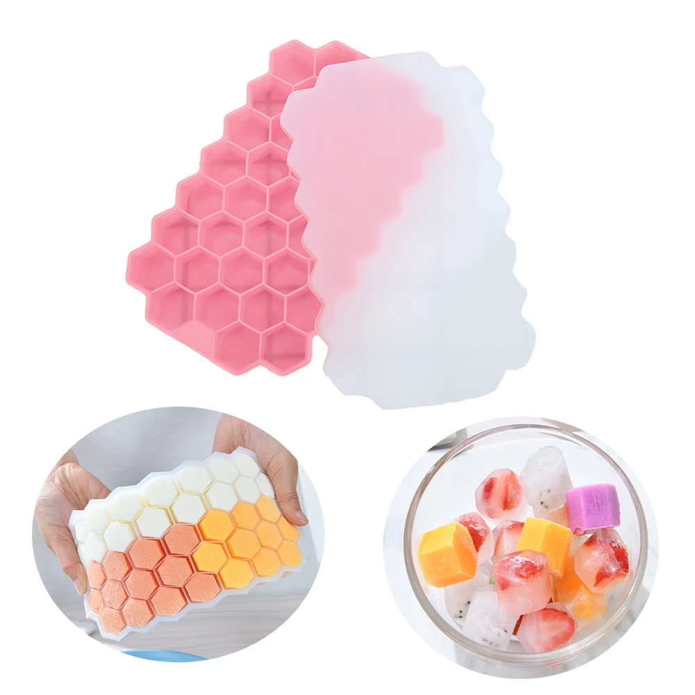 Honeycomb Silicone Ice Cube Tray 1
