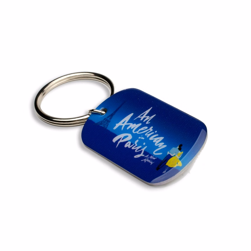 Offset Print Custom Keychain