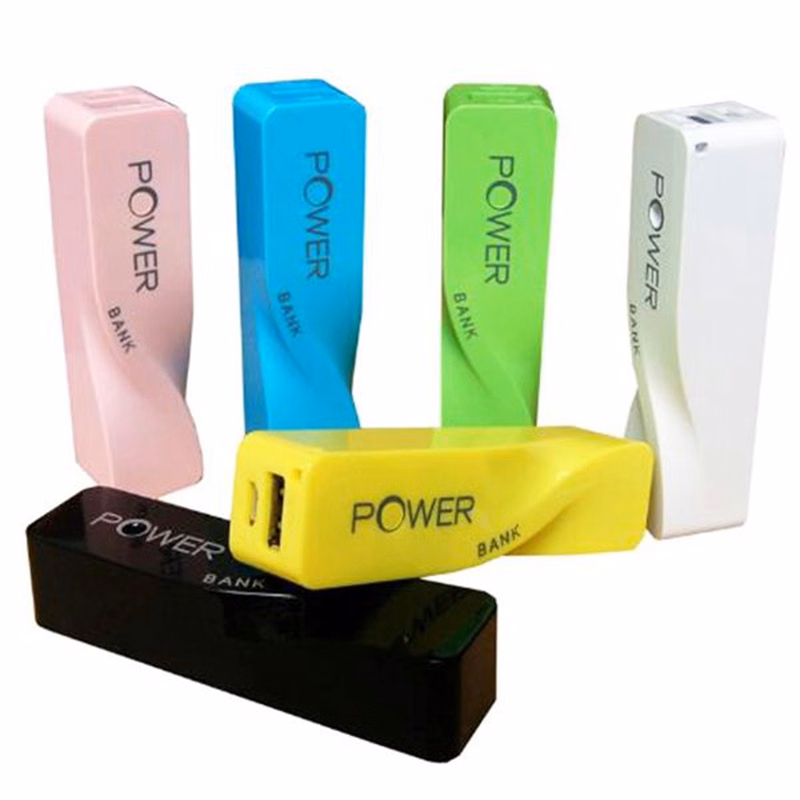 Twist Designed Power Bank with Key Chain