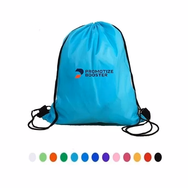 Polyester Student Shopping Drawstring Bag