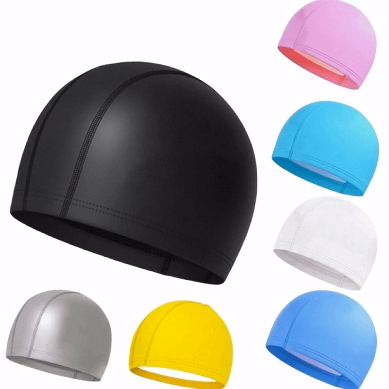PU Waterproof Stretch Swim Cap