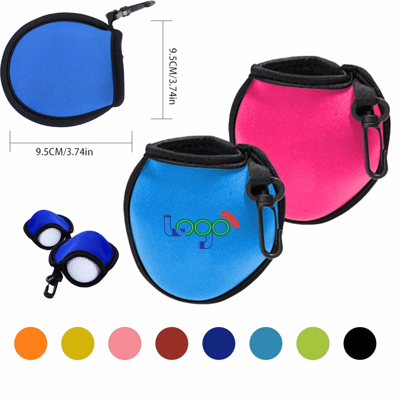 Portable Neoprene Golf Ball Storage Pouch