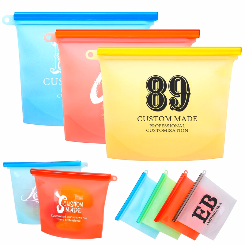 1000ML Reusable Silicone Food Storage Bag