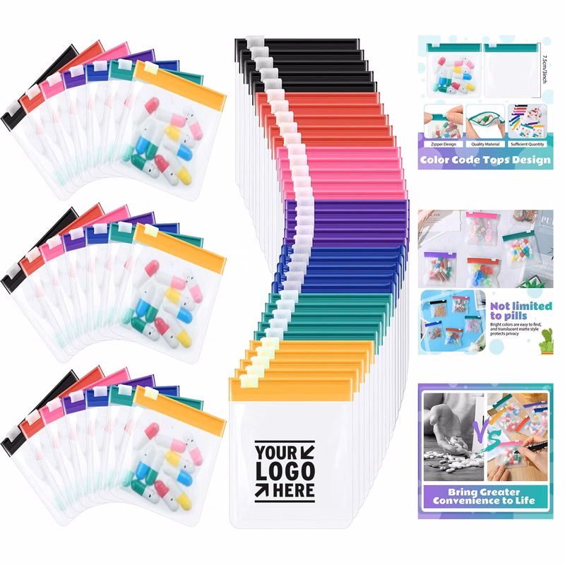 Pill Pouch Bags Zippered Pill Pouch